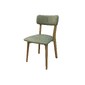 Стул Пекин-1М ткань Erika light green, каркас Светлый орех