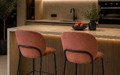 Полубарный стул 307SD Hilton 23 Terra, черный каркас