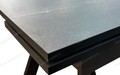 Стол Стоун-XL HPL 160 пластик Черный камень, черный