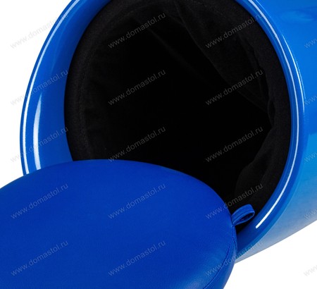 Пуфик пластиковый с местом для хранения LM-1100 синий