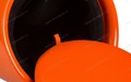 Пуфик пластиковый с местом для хранения LM-1100 оранжевый